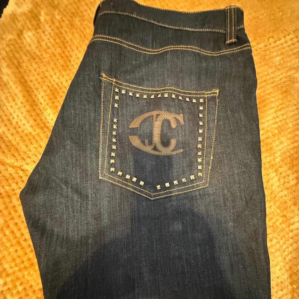Roberto Cavalli Men's Straight Jeans - Dark Blue used twice